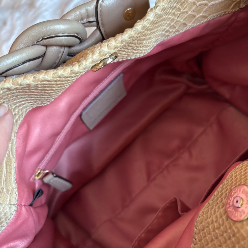 Coach Tan Python Shoulder Bag - image 6